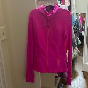 Hot pink lululemon define jacket